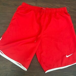 Nike Men's Bright Red Sports Shorts